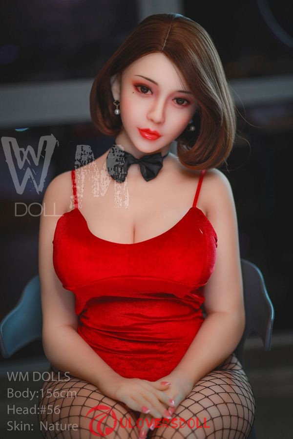 Aliyah : 156cm Red Skirt Bunny Girl H Cup Big Butt TPE Love Doll