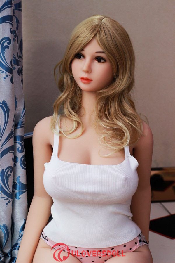 Realistic Blonde Sex Doll 155cm Sexy Big Tits