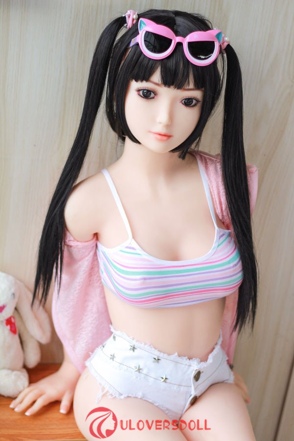 Susan: 141cm realistic Japanese TPE doll with small chest and double ponytail