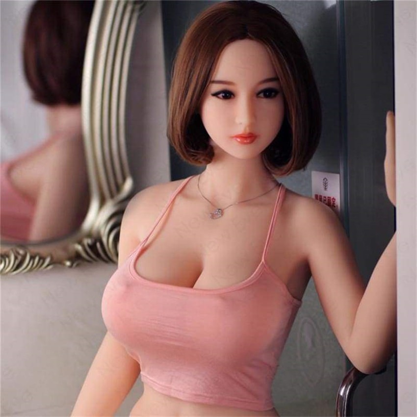 Inflatable love doll made of semi-rigid silicone