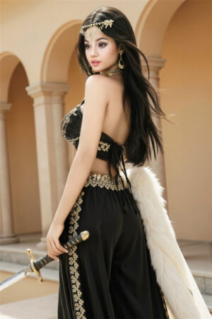 152cm (4.99ft) Big Boobs Sexy Aristocrat Love Doll Silicone Head & Body Babs FC6M Movable Jaw