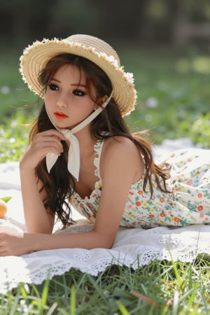 140cm (4.59ft) Small Tits Beautiful Asian Sex Doll Cathleen